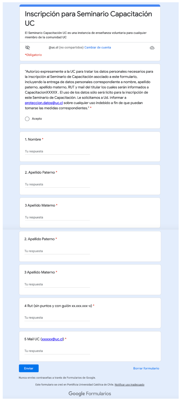 form web ejemplo
